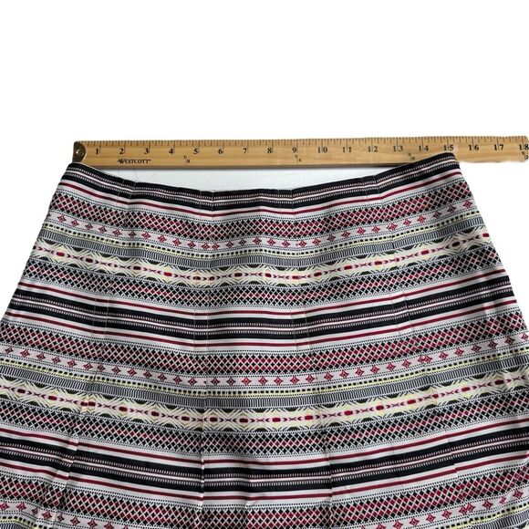 Nine West Silk Blend Pleated Side Zip Lined Skirt Sz 8 - Picture 2 of 12